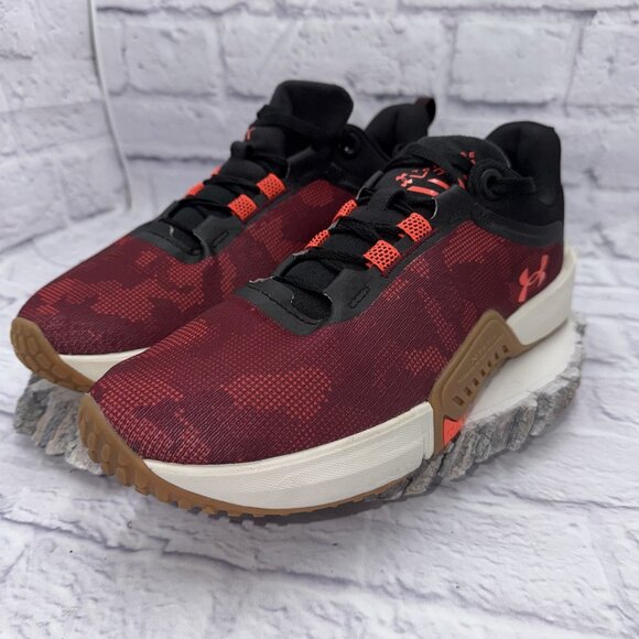 Under Armour Mens TriBase Reign Vital Red Black Cross Training Shoes Size 11.5 - Picture 5 of 13